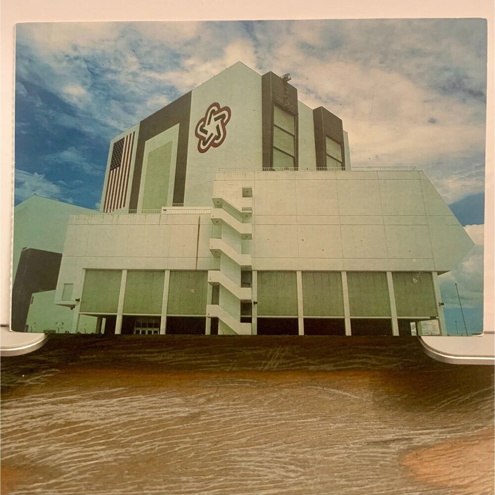 Vintage NASA Space Collection Postcard Featuring Vehicle Assembly Building